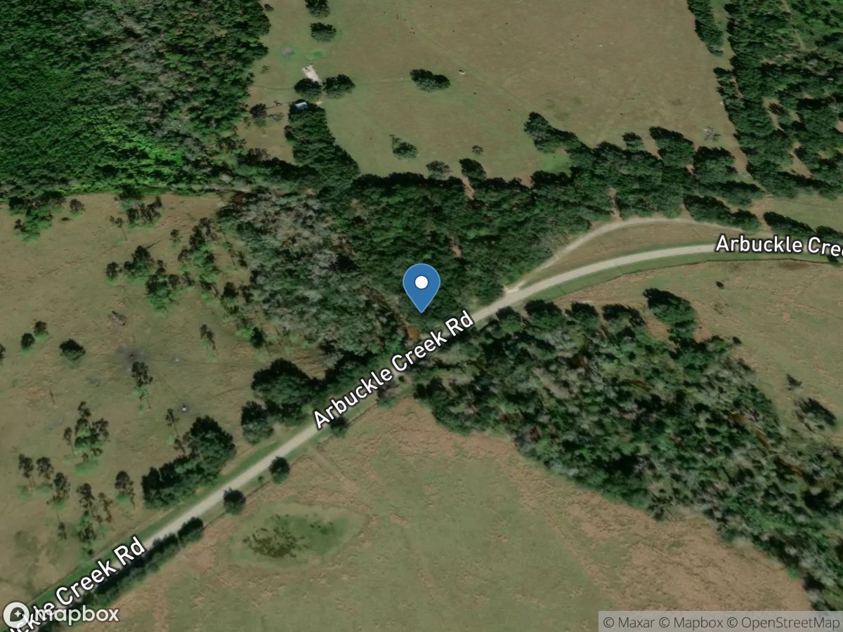 Carter Creek near Sebring FL location