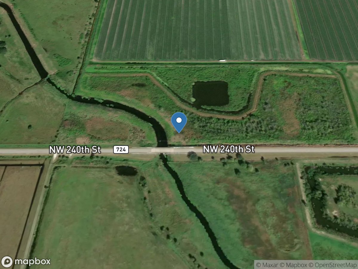 Fish Slough near Basinger, FL location