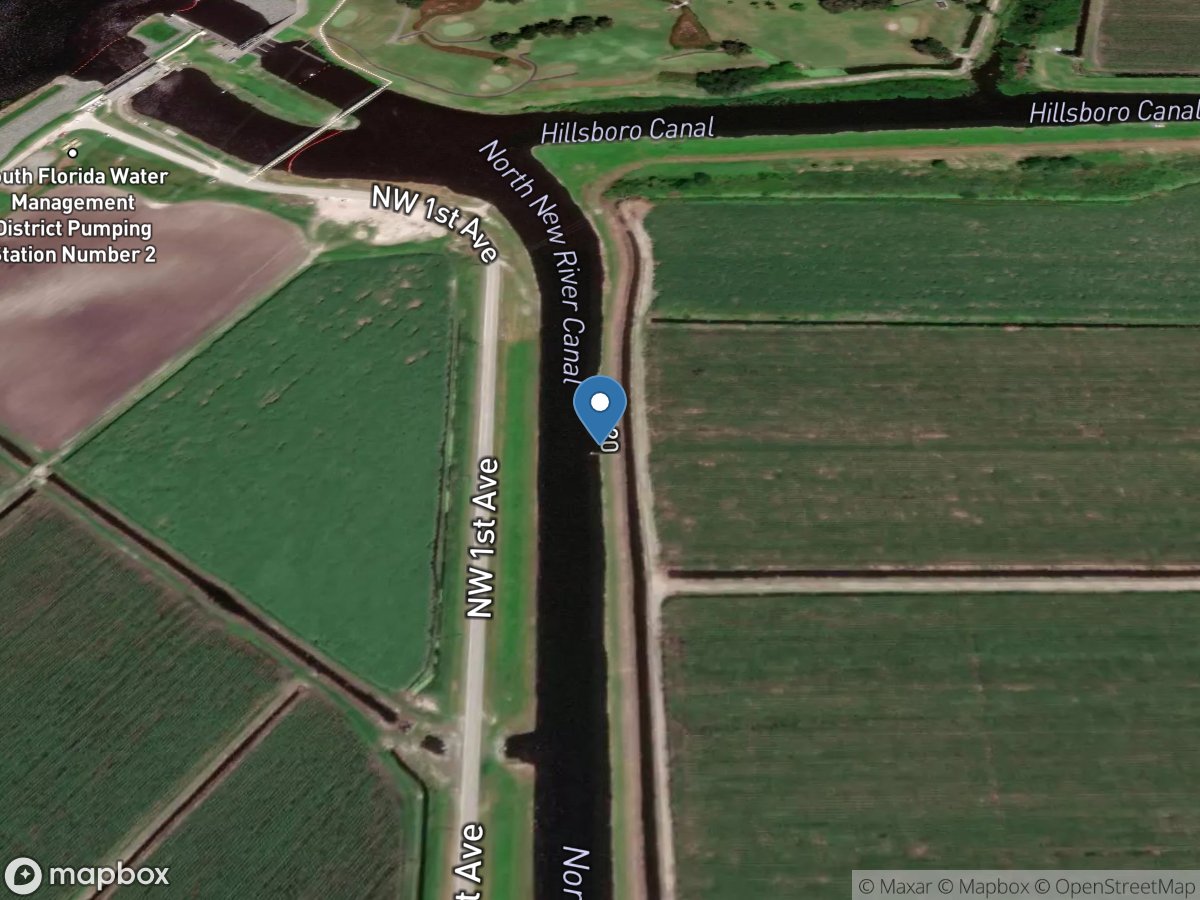 N New River Canal below S351 near South Bay Fla location