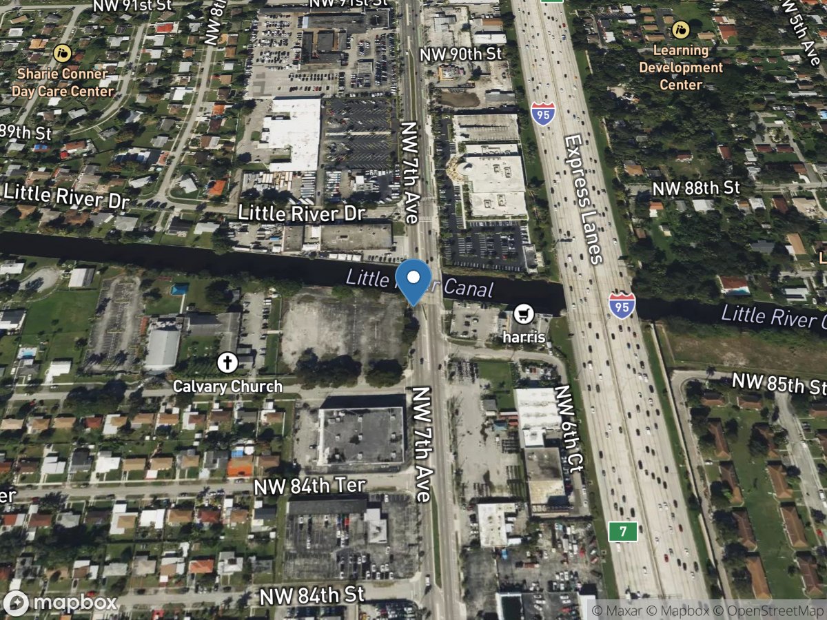 C-7 CANAL At Northwest 7TH Avenue Near MIAMI, FL location