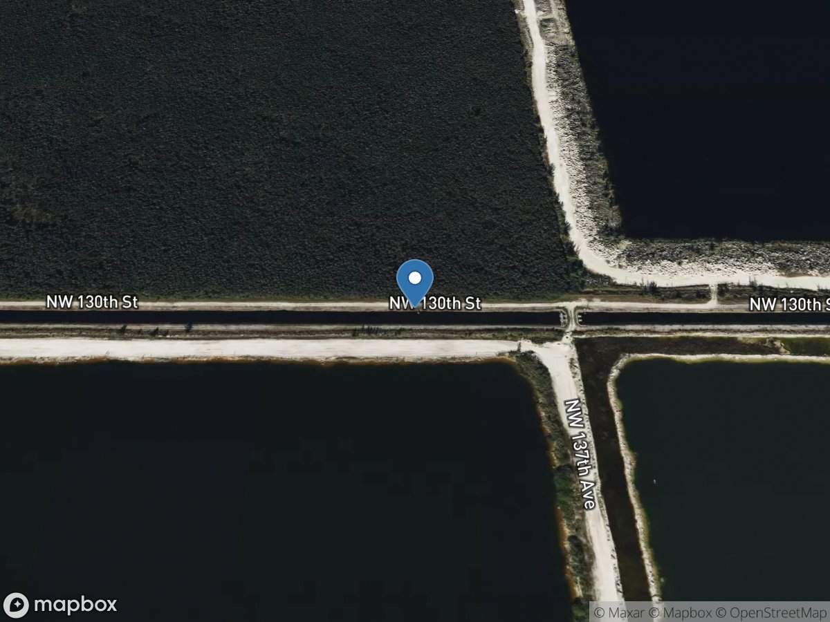 N.w. Wellfield Canal near Dade Broward Levee near Penn location