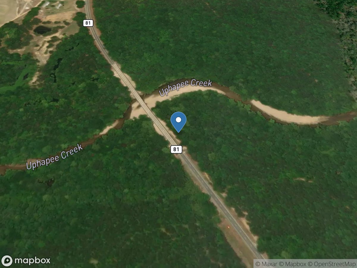 Uphapee Creek near Tuskegee AL location