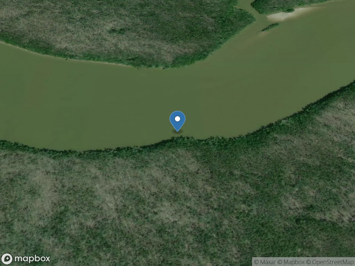 Lostmans River below Second Bay, FL location