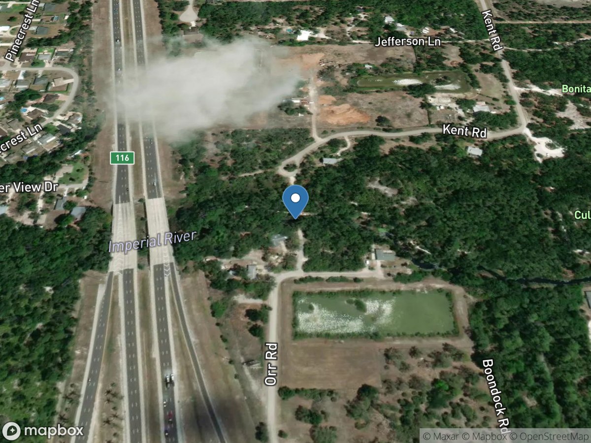 Imperial River near Bonita Springs, FL location