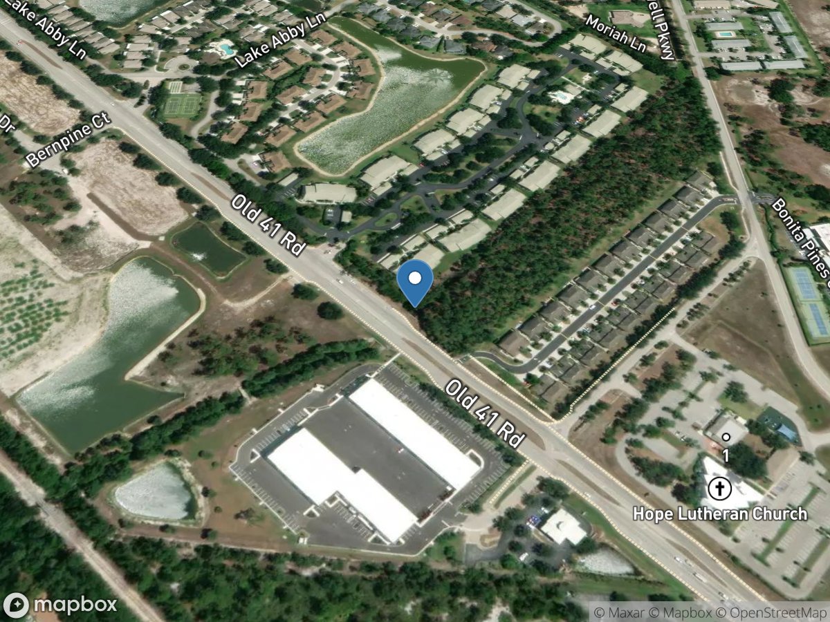 Spring Creek Headwater near Bonita Springs, FL location