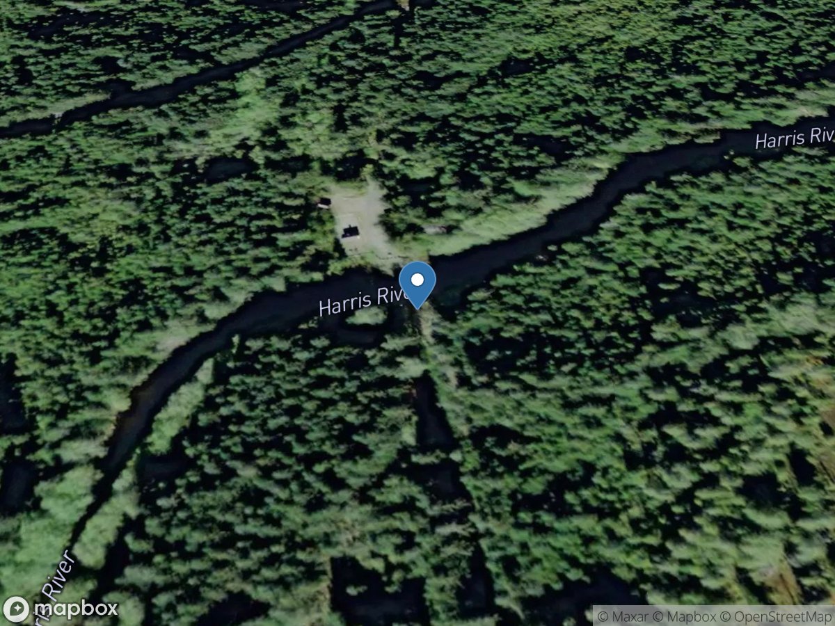 HARRIS River 1.2 MI Above MOUTH Near HOLLIS AK location