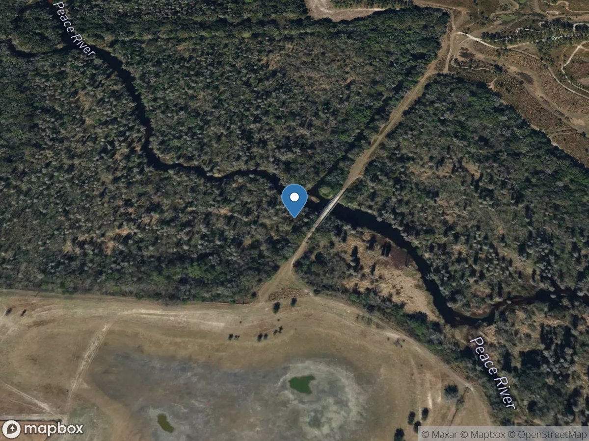 Peace River near Bartow FL location