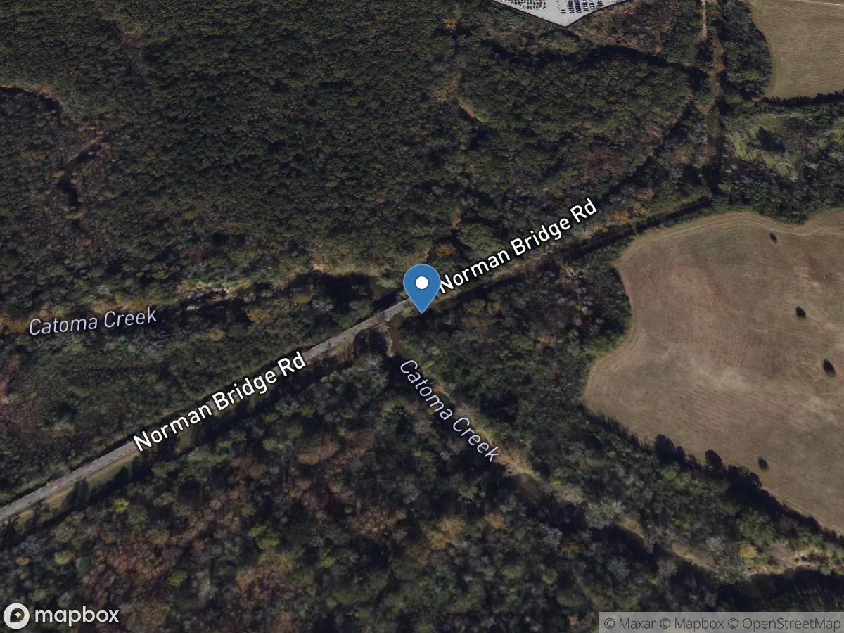 Catoma Creek near Montgomery AL location