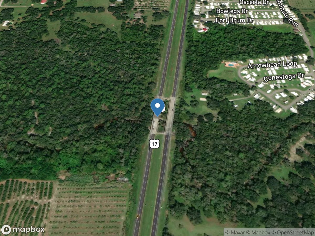 Payne Creek near Bowling Green FL location