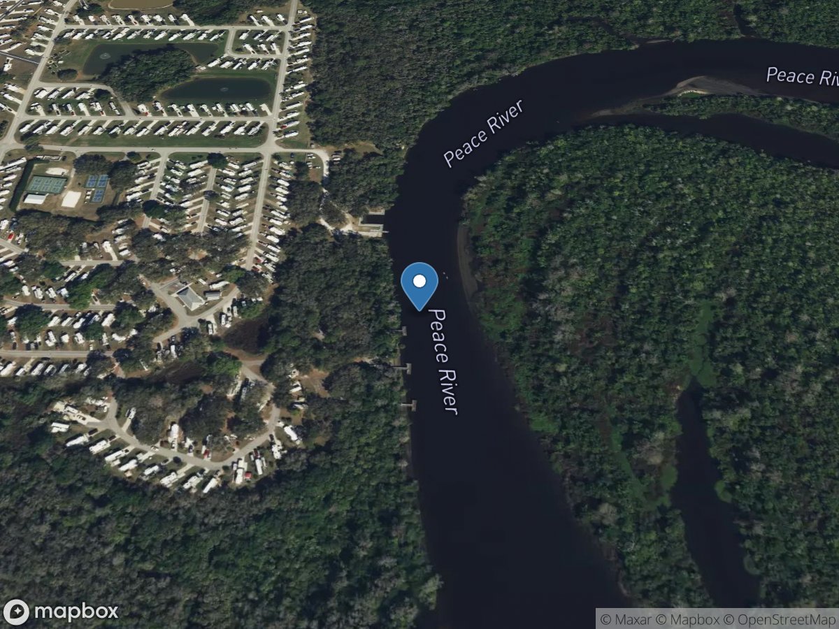 Peace River near Peace River Heights near Ft. Ogden FL location