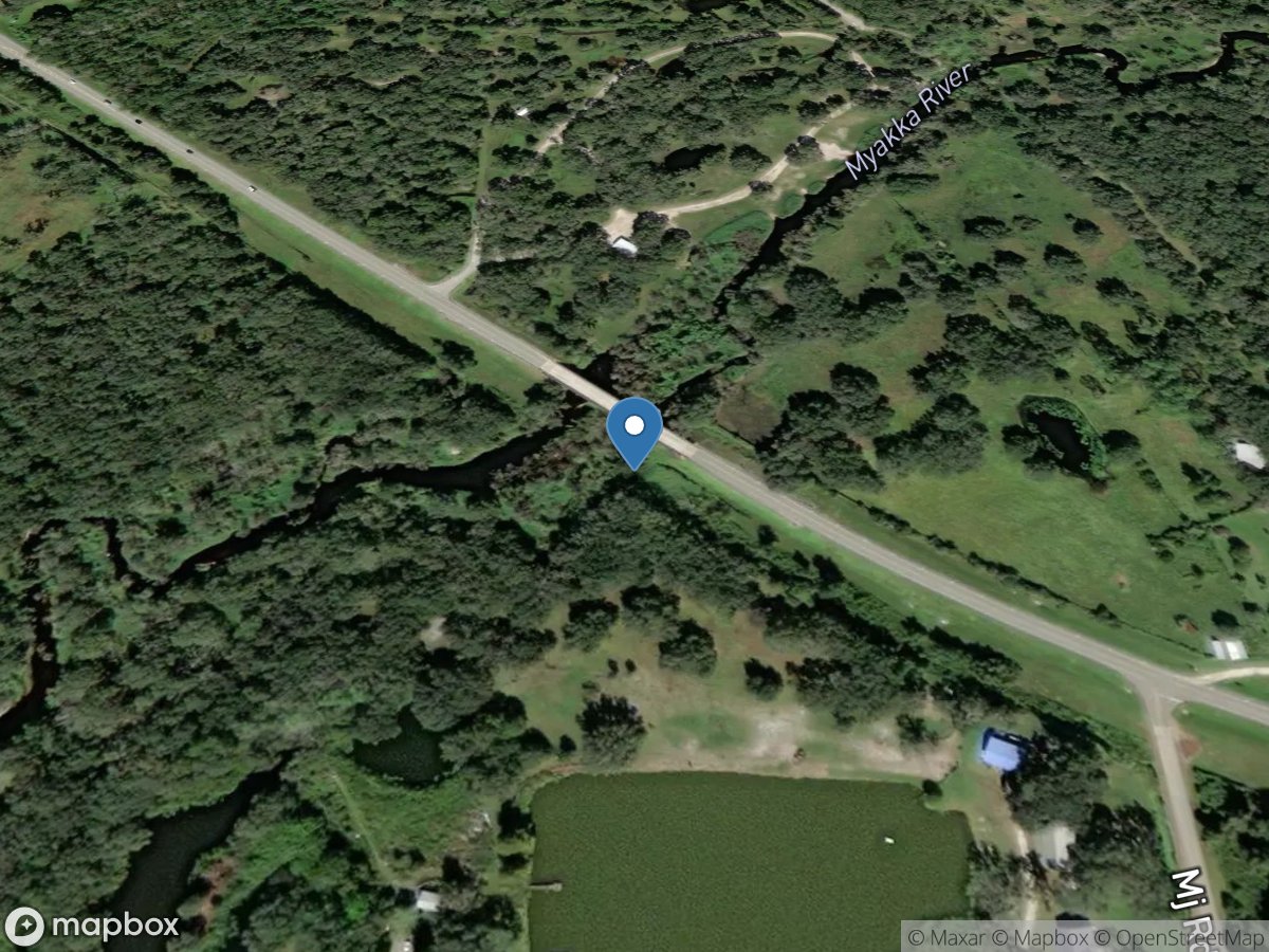 Myakka River at Myakka City FL location