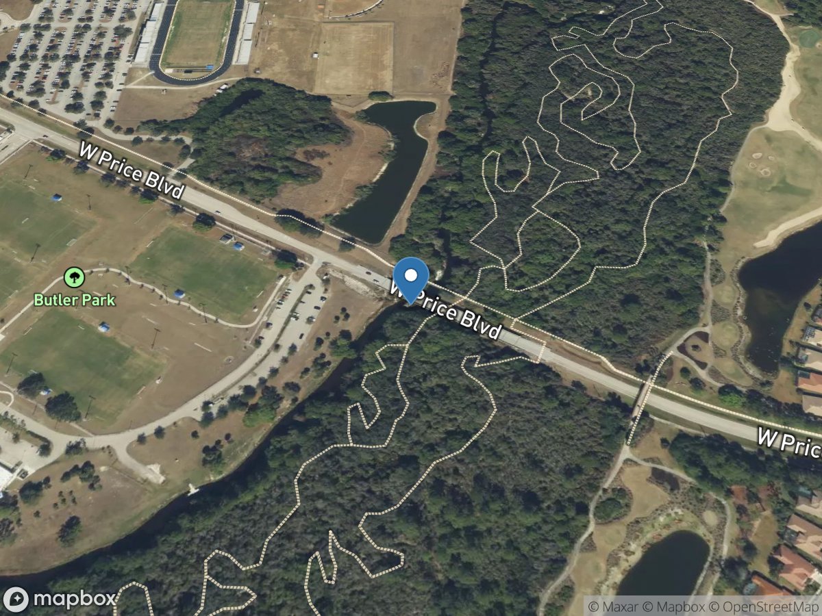 Big Slough at West Price Boulevard near North Port FL location