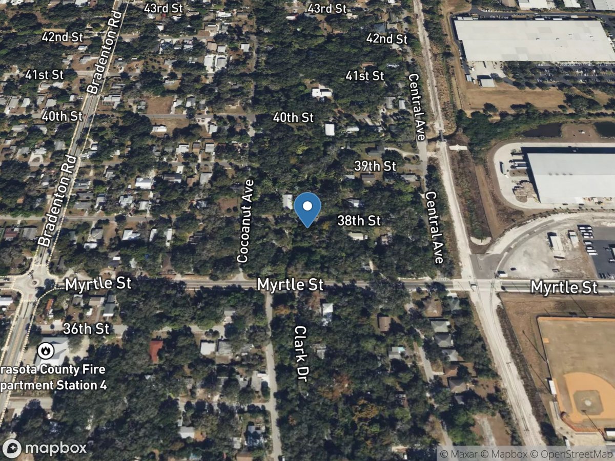 Walker Creek near Sarasota FL location