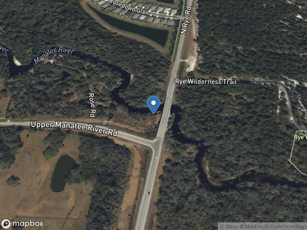 Manatee River at Rye FL location