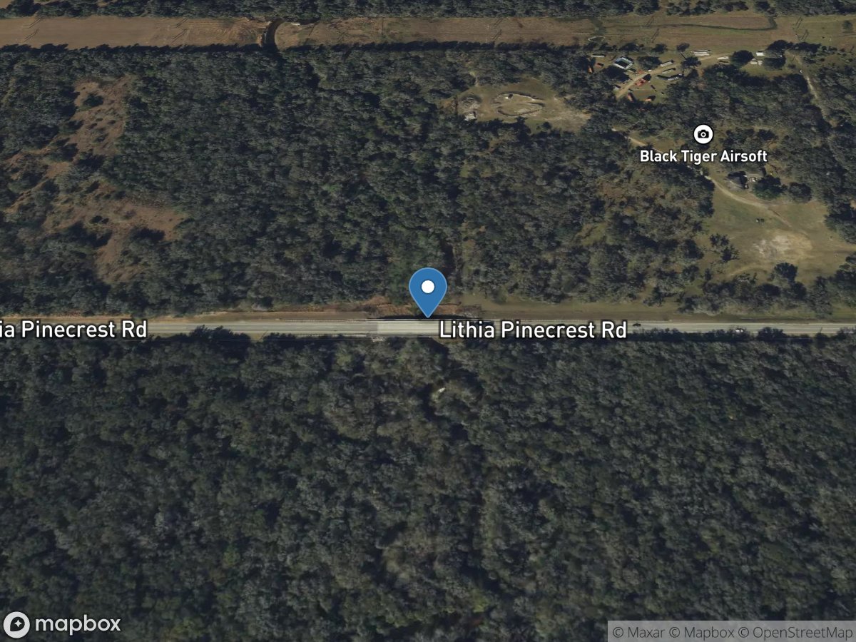 S. Prong Alafia River at Lithia near Keysville, FL location