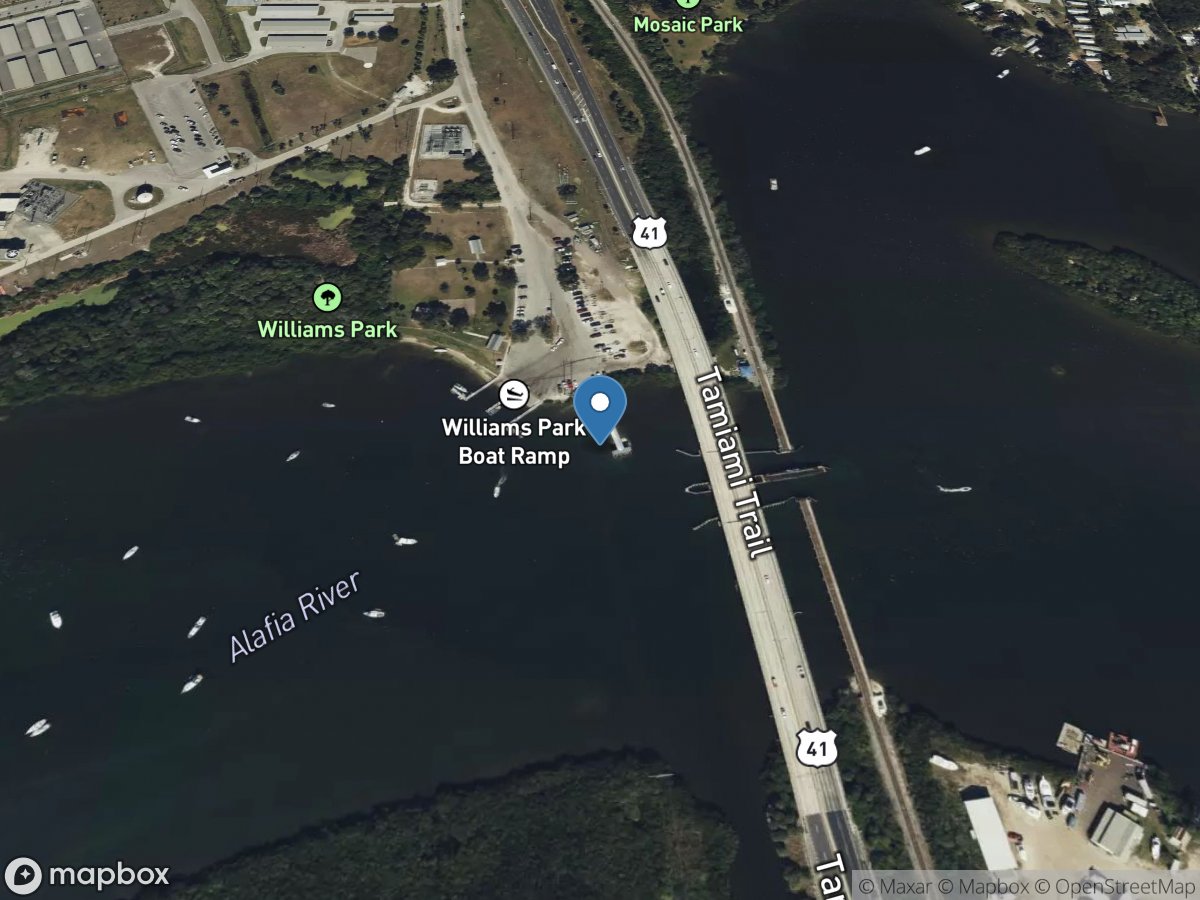 Alafia River at Gibsonton FL location