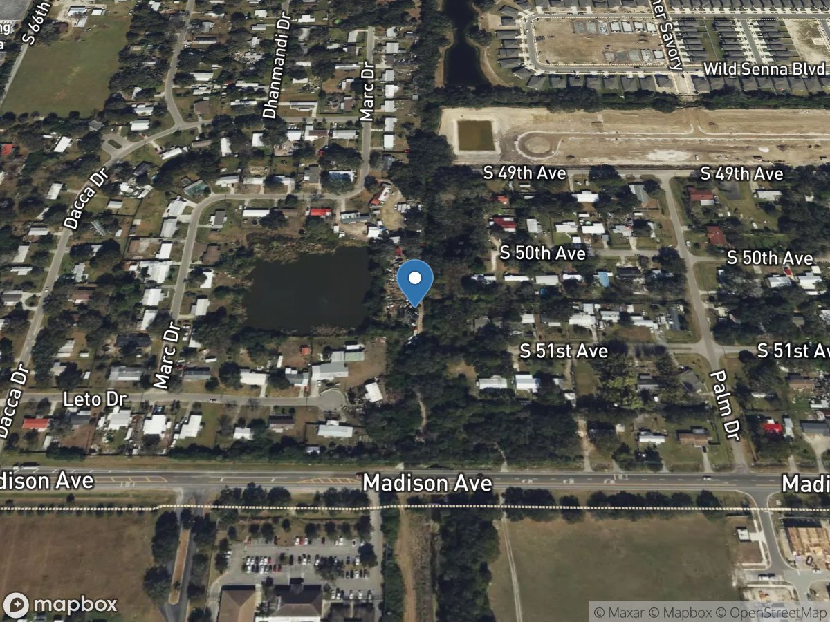 Delaney Creek Popoff Canal near Tampa FL location