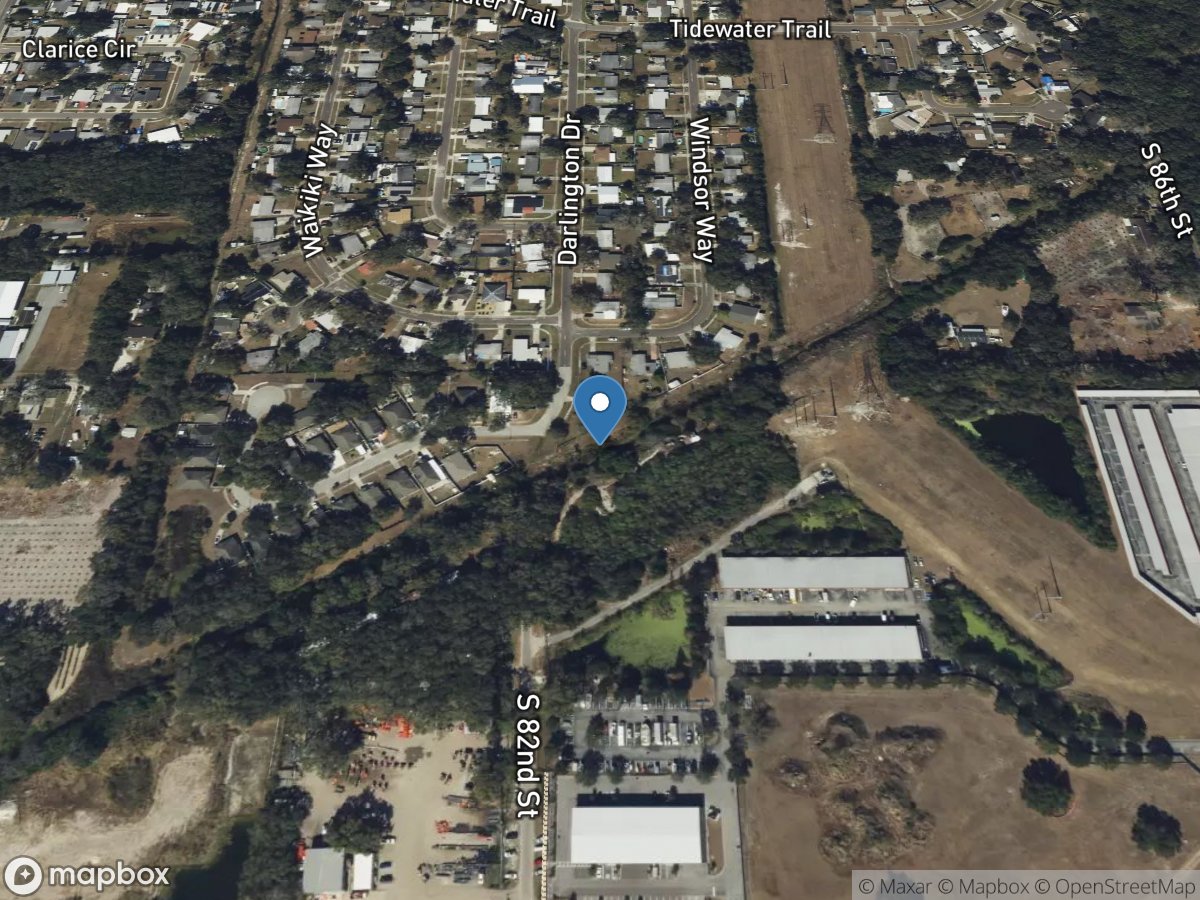 Delaney Creek near Tampa FL location