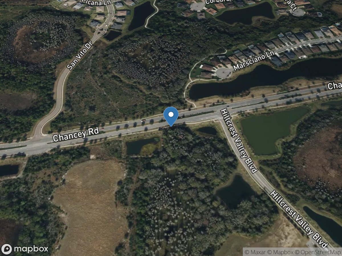 Trout Creek at Chancey Road at Wesley Chapel FL location