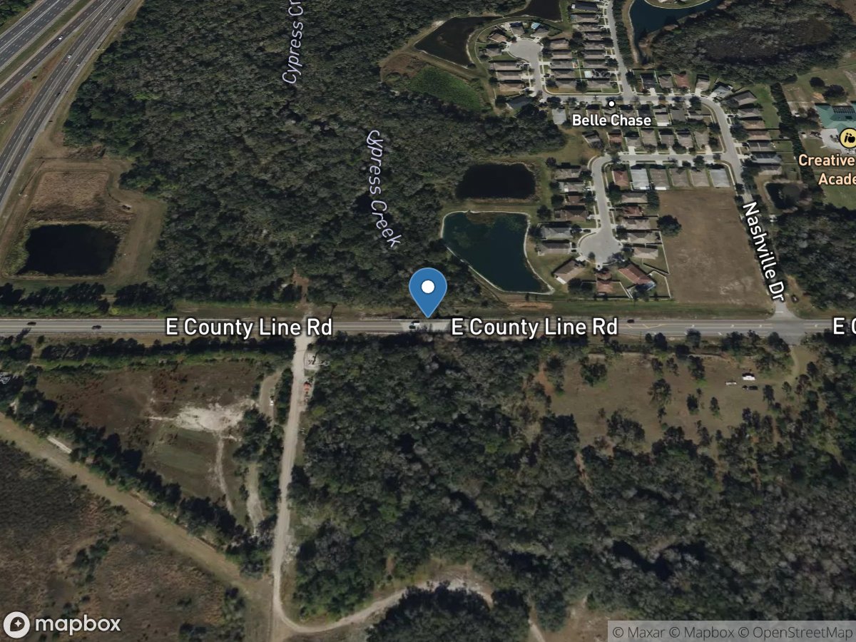 Cypress Creek at County Line Road at Wesley Chapel FL location