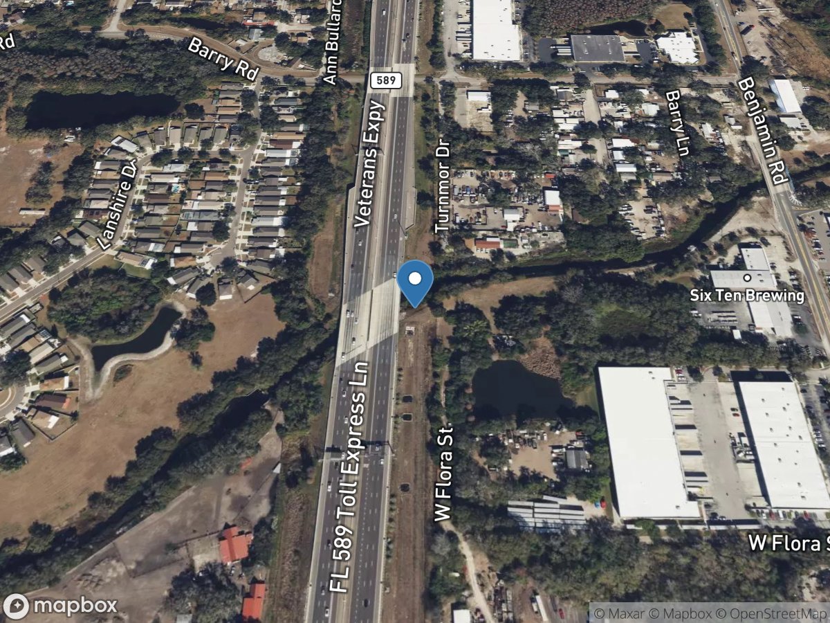 Sweetwater Creek near Tampa FL location