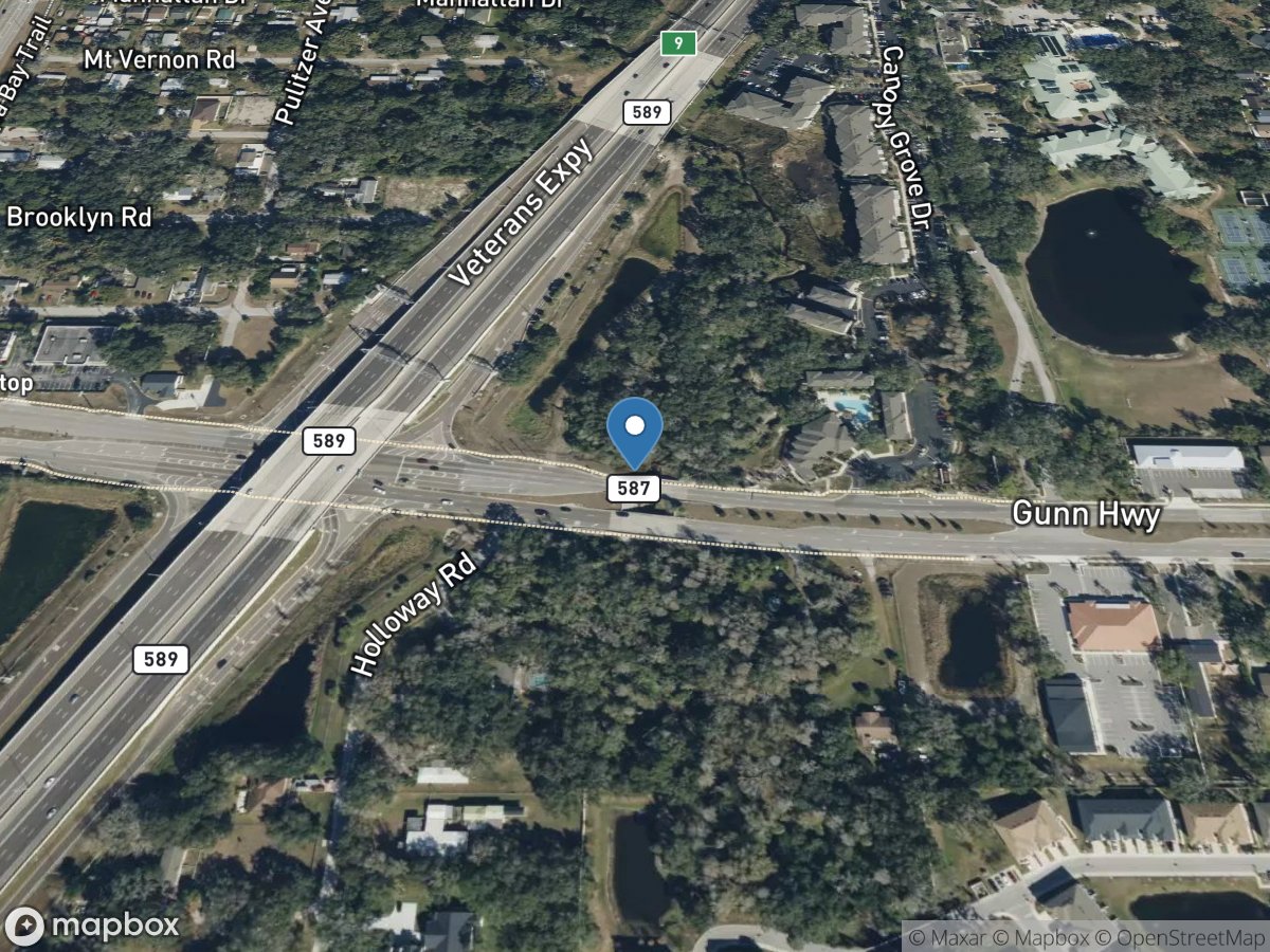 Rocky Creek at ST Highway 587 at Citrus Park FL location