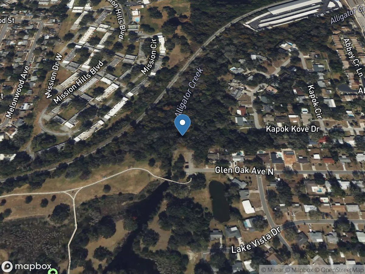 Alligator Creek at Kapok Park at Clearwater FL location