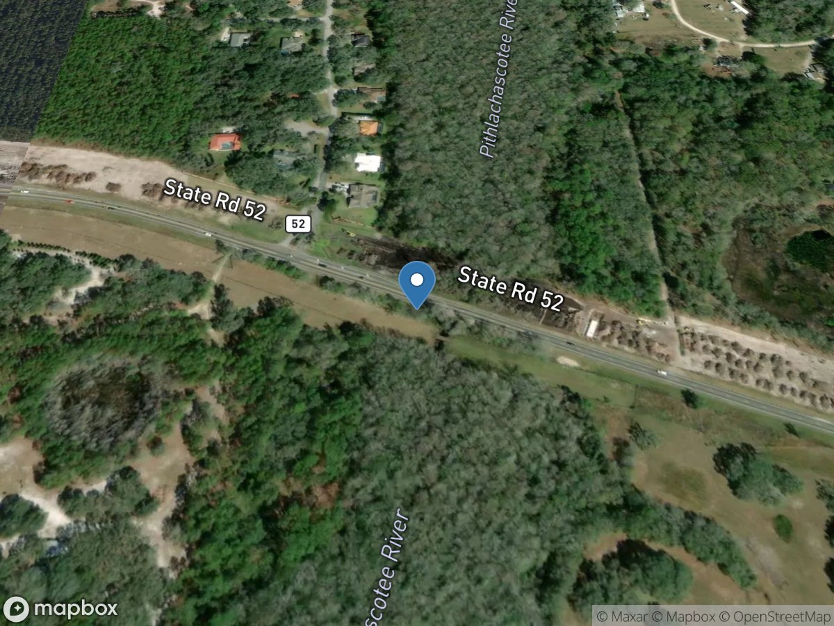 Pithlachascotee River near Fivay Junction FL location