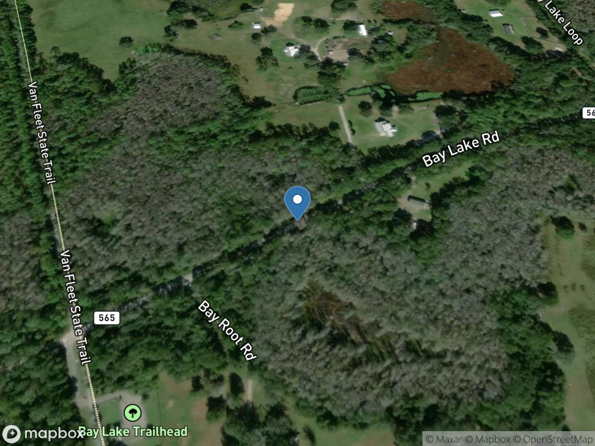 Bayroot Slough Headwaters near Baylake, FL location