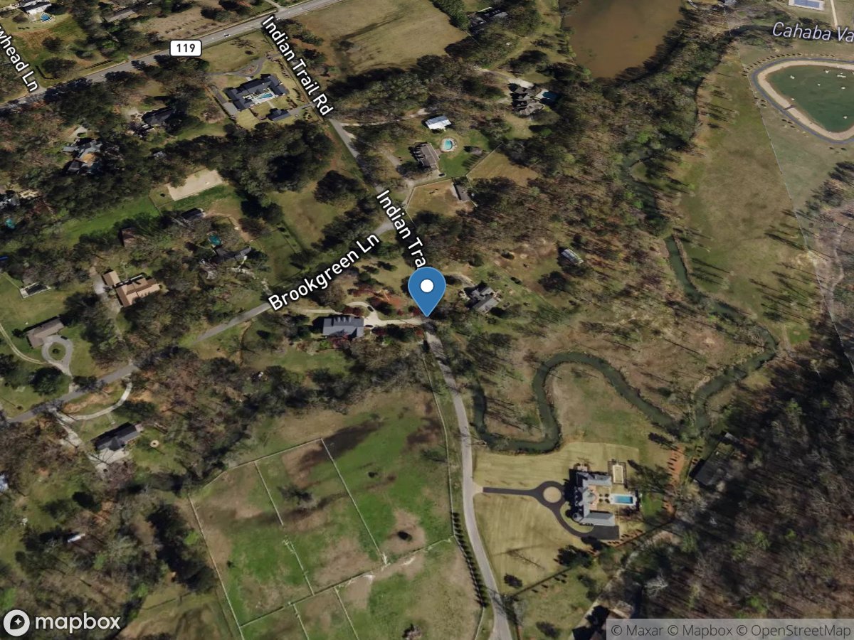 Cahaba Valley Creek at Indian Trail Road near Indian Sprs location