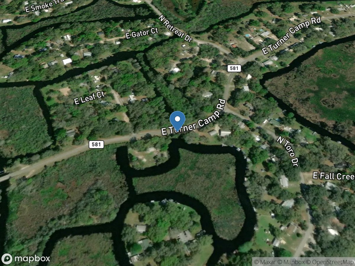 Tsala Apopka Lake at Brogden Culvert near Inverness FL location
