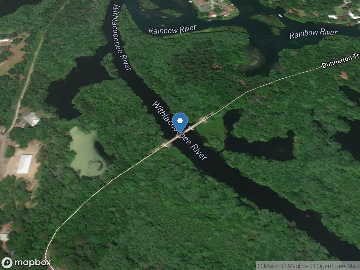 Withlacoochee RI above Blue Run near Dunnellon Fla. location