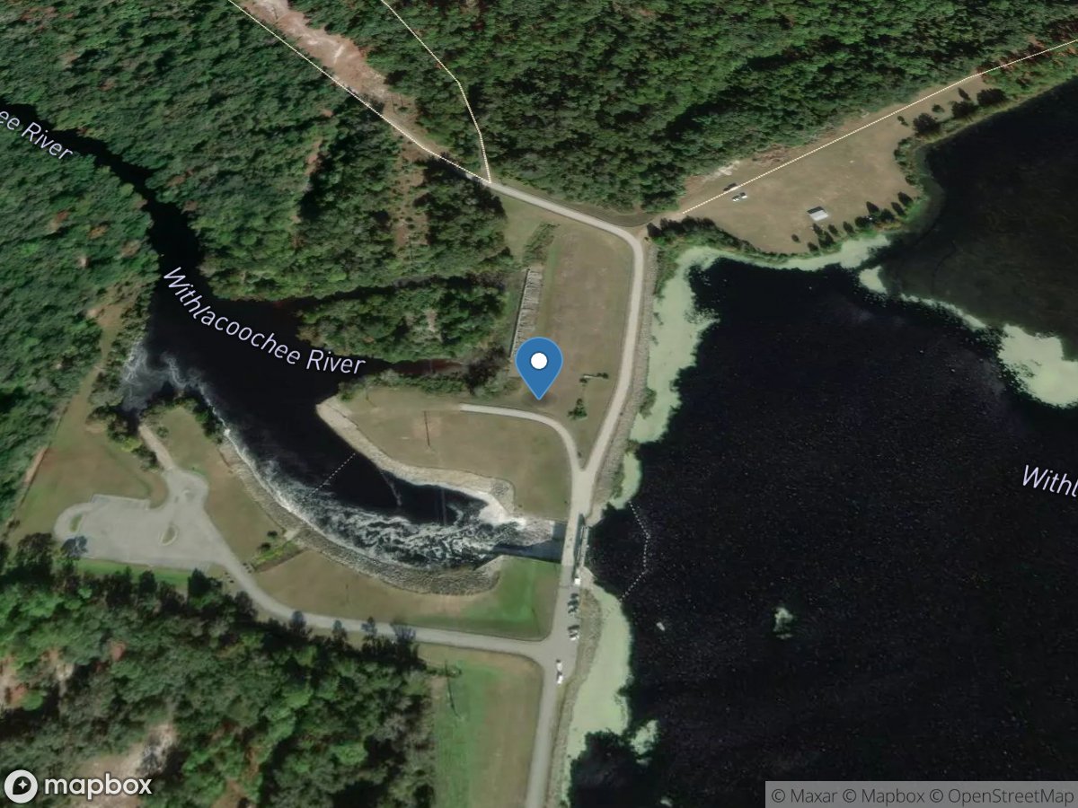 Withlacoochee River below Inglis DAM near Dunnellon, Fla. location