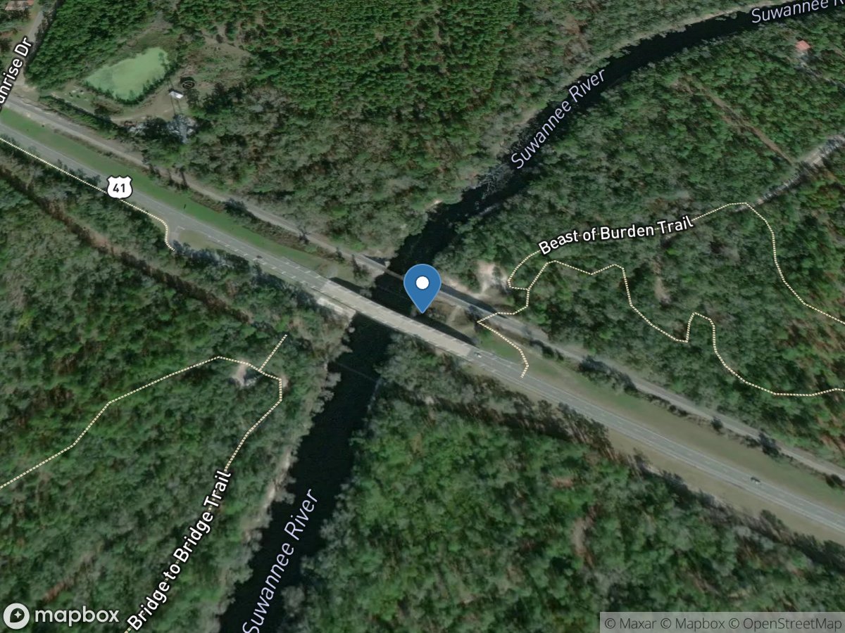 Suwannee River at White Springs, Fla. location