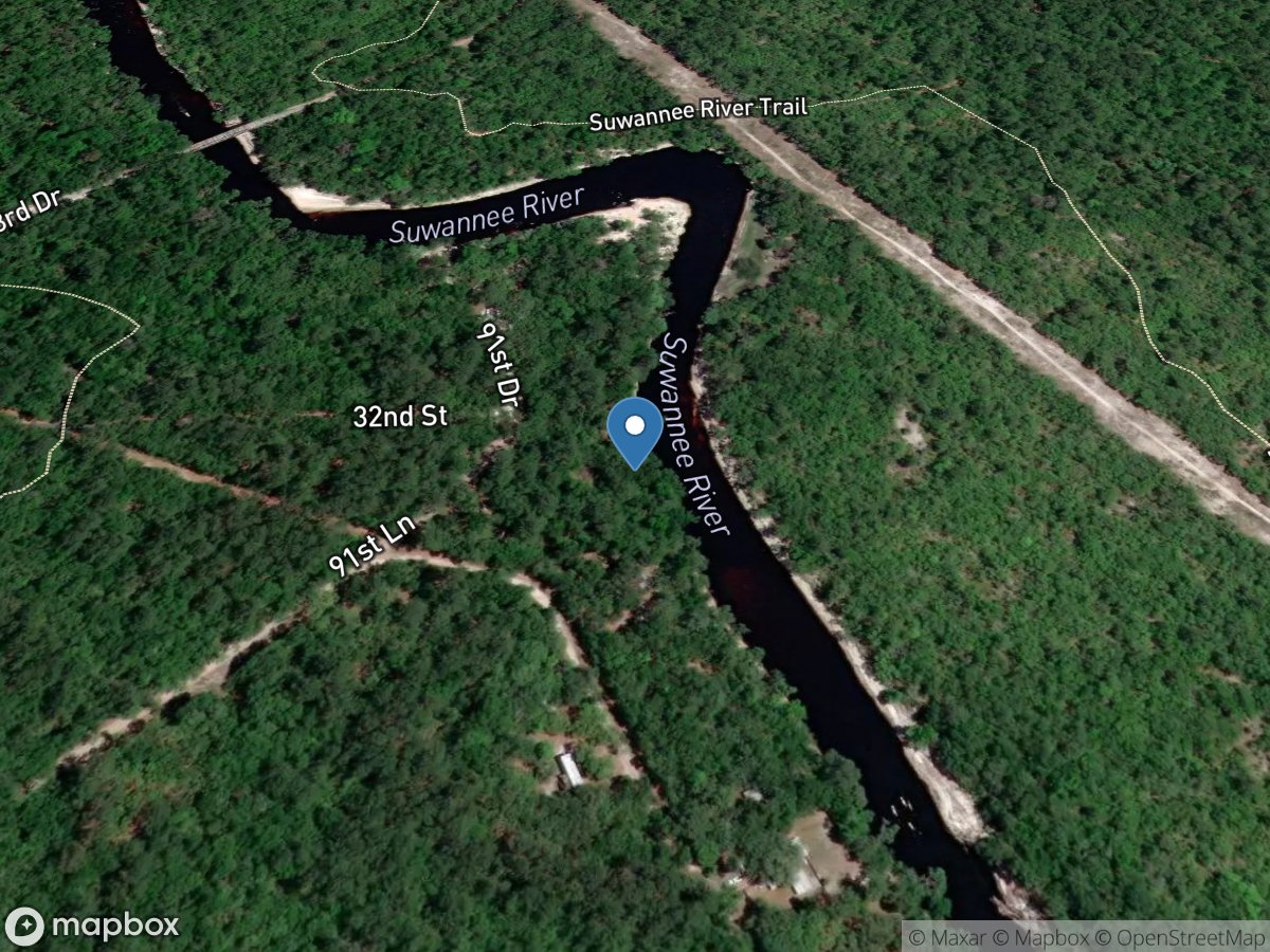 Suwannee River at Suwannee Springs Fla location