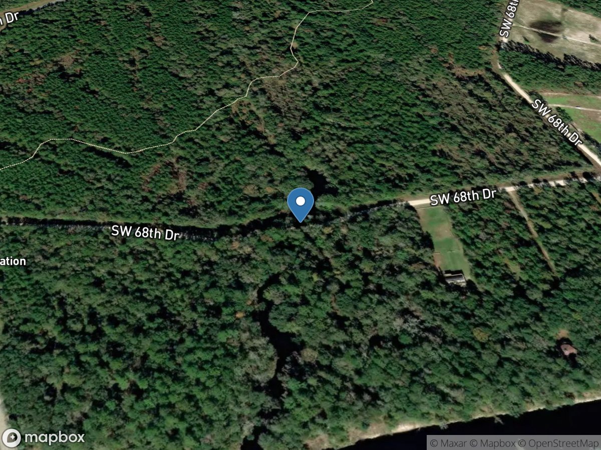 Alapaha Rise above Southwest 68th Drive near Jasper, FL location