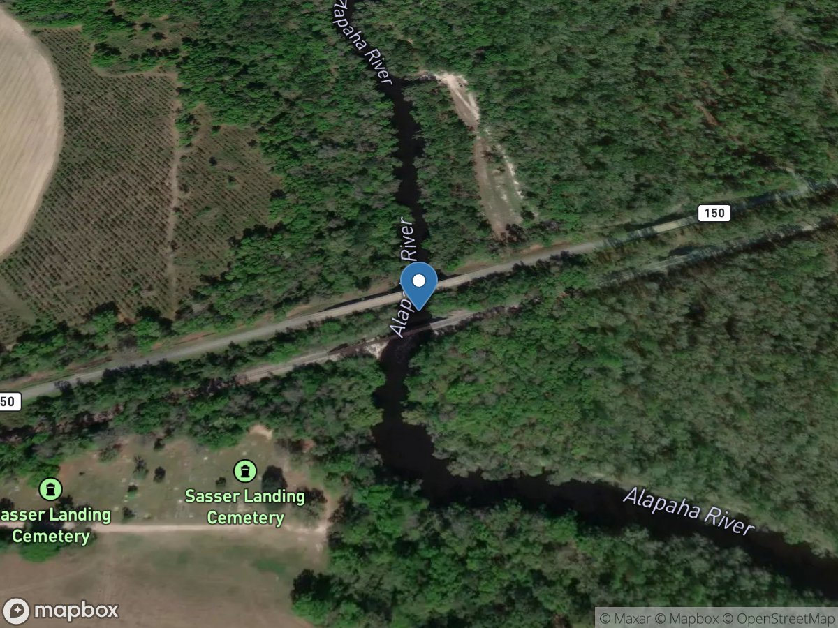 Alapaha River near Jennings Fla location