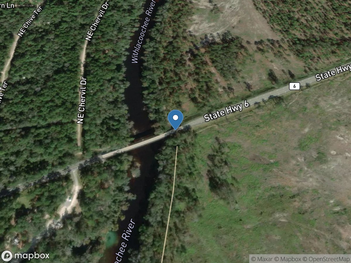 Withlacoochee River near Madison Fla location