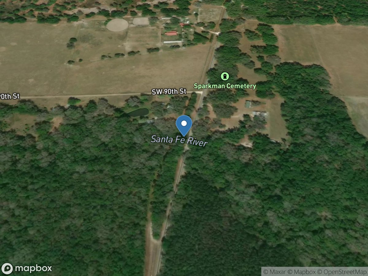 Santa Fe River near Graham, Fla. location