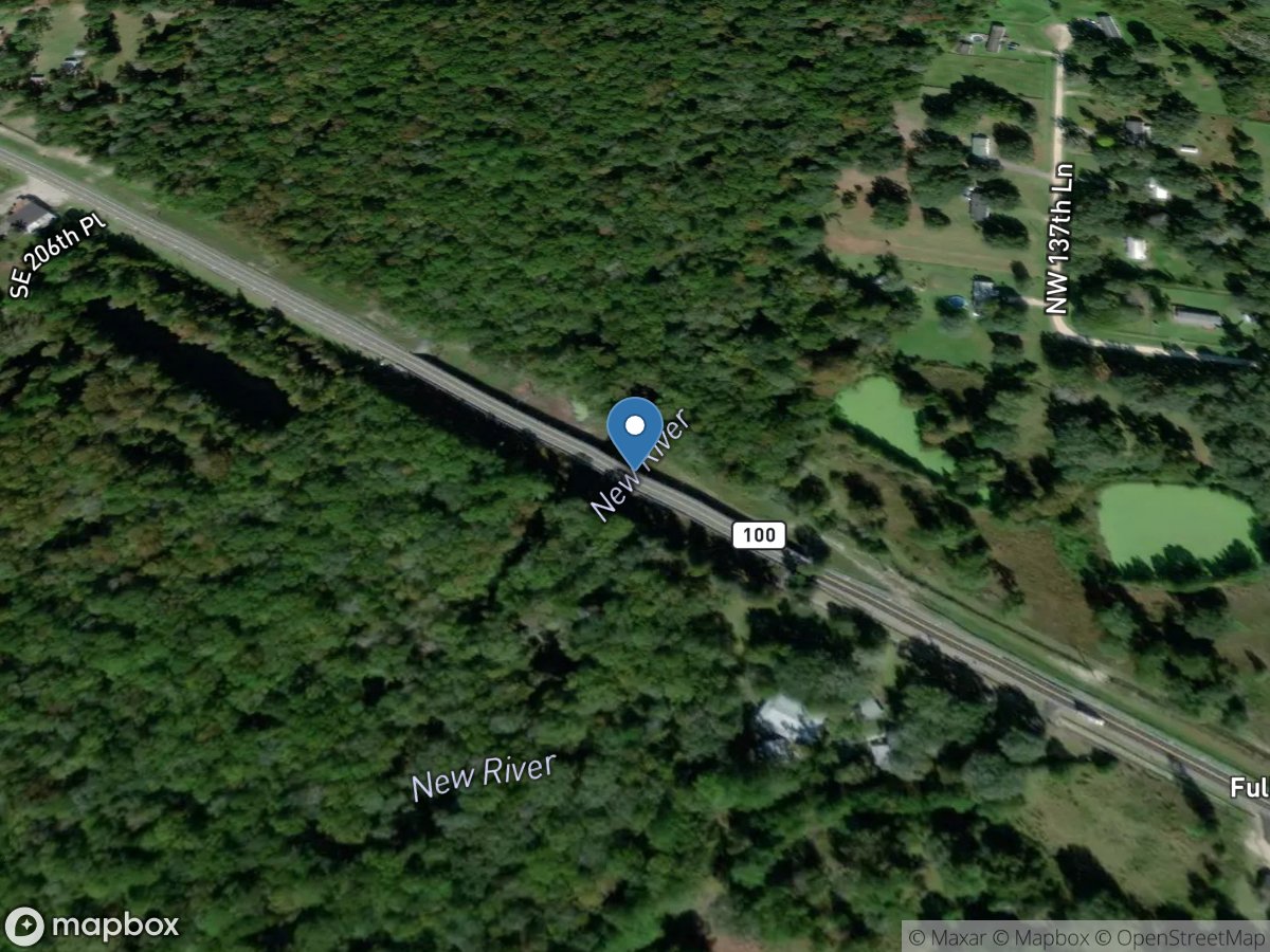 New River near Lake Butler Fla location