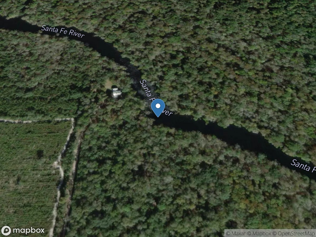 Santa Fe River near Fort White, Fla. location