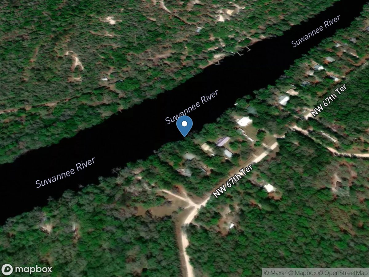 Suwannee River near Bell, Florida location