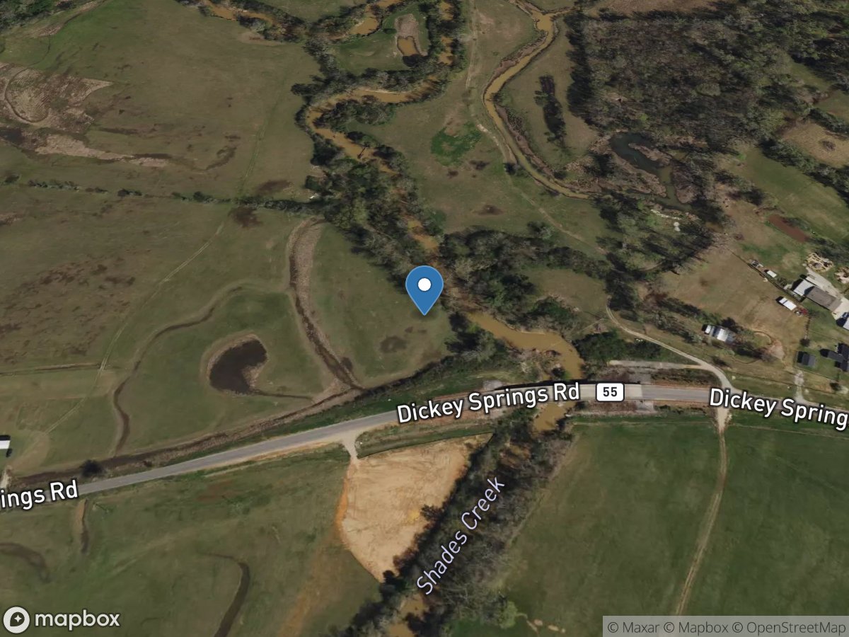 Shades Creek near Greenwood AL location