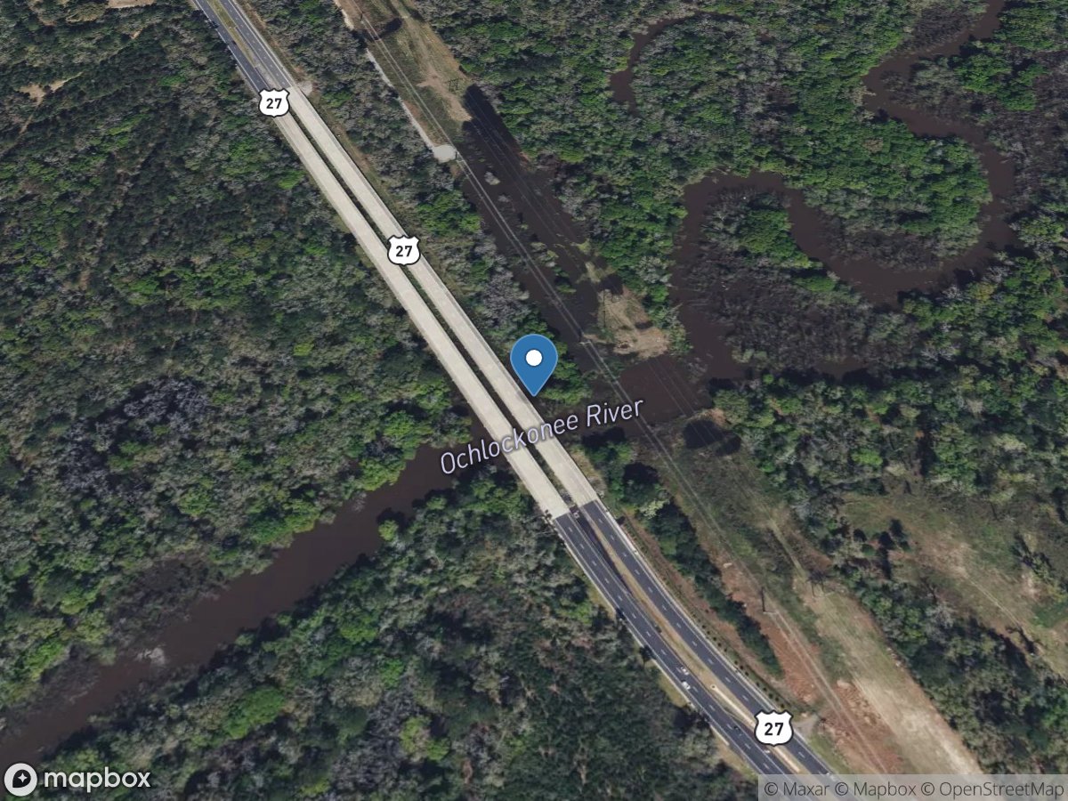 Ochlockonee River near Havana, Fla. location