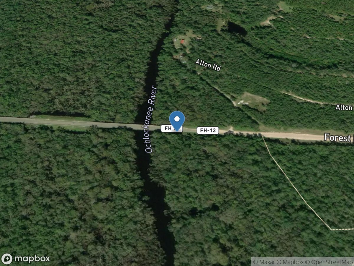 Ochlockonee River near Smith Creek, Fla. location