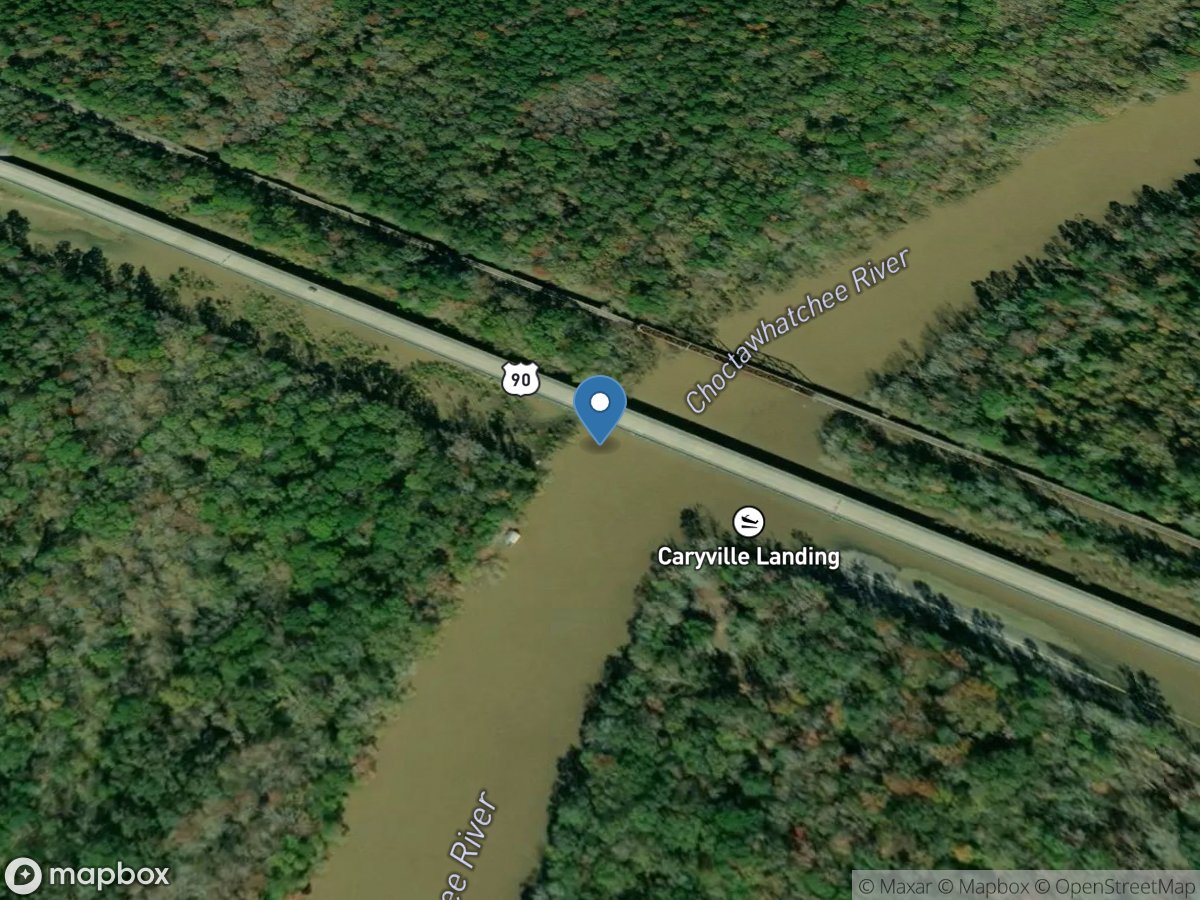 Choctawhatchee River at Caryville, Fla. location