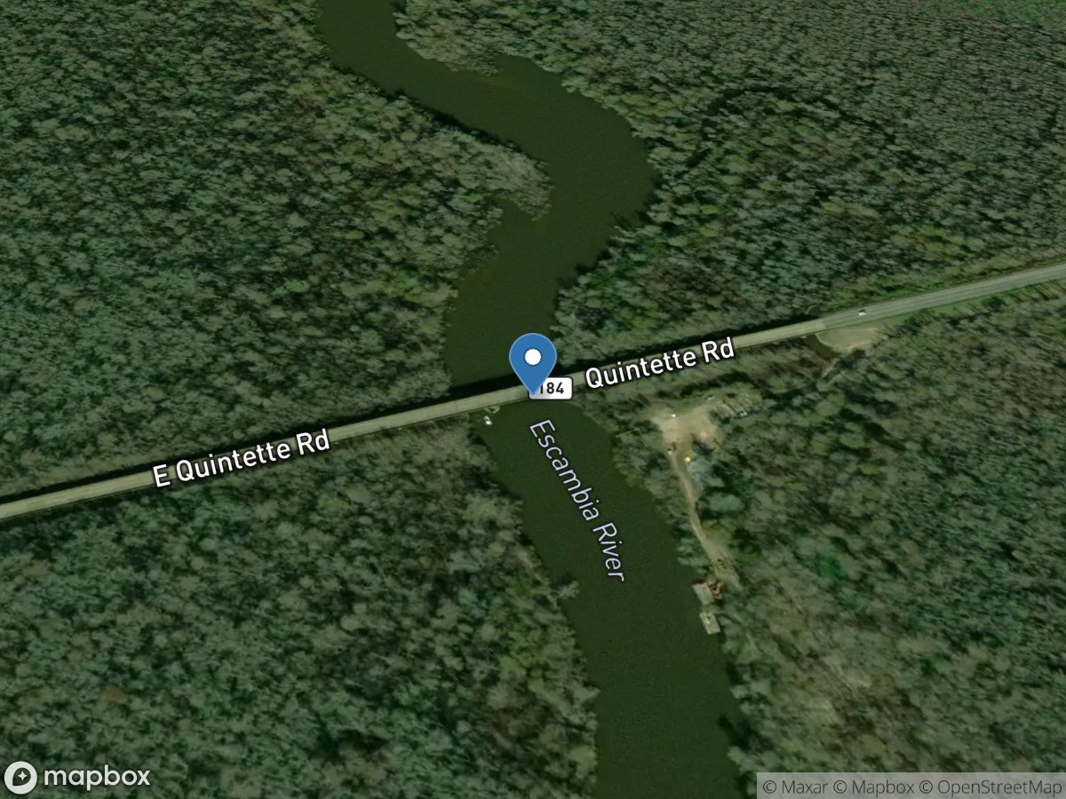 Escambia River near Molino, Fla. location