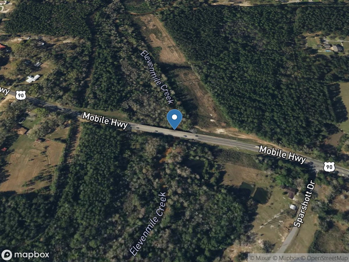 Elevenmile Creek near West Pensacola, FL location