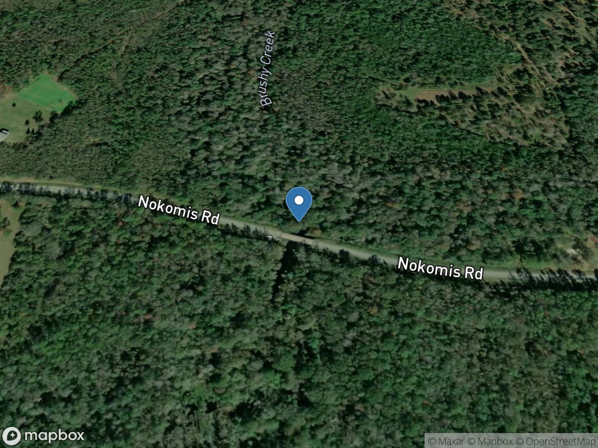 Brushy Creek near Bratt, FL location