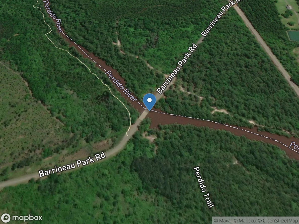 Perdido River at Barrineau Park, FL location